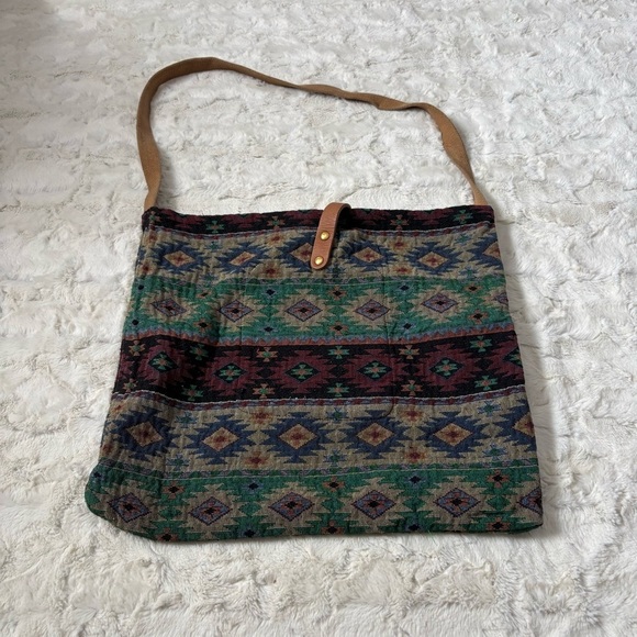 Lovestitch Multicolor Tapestry Shoulder Bag - Picture 3 of 3